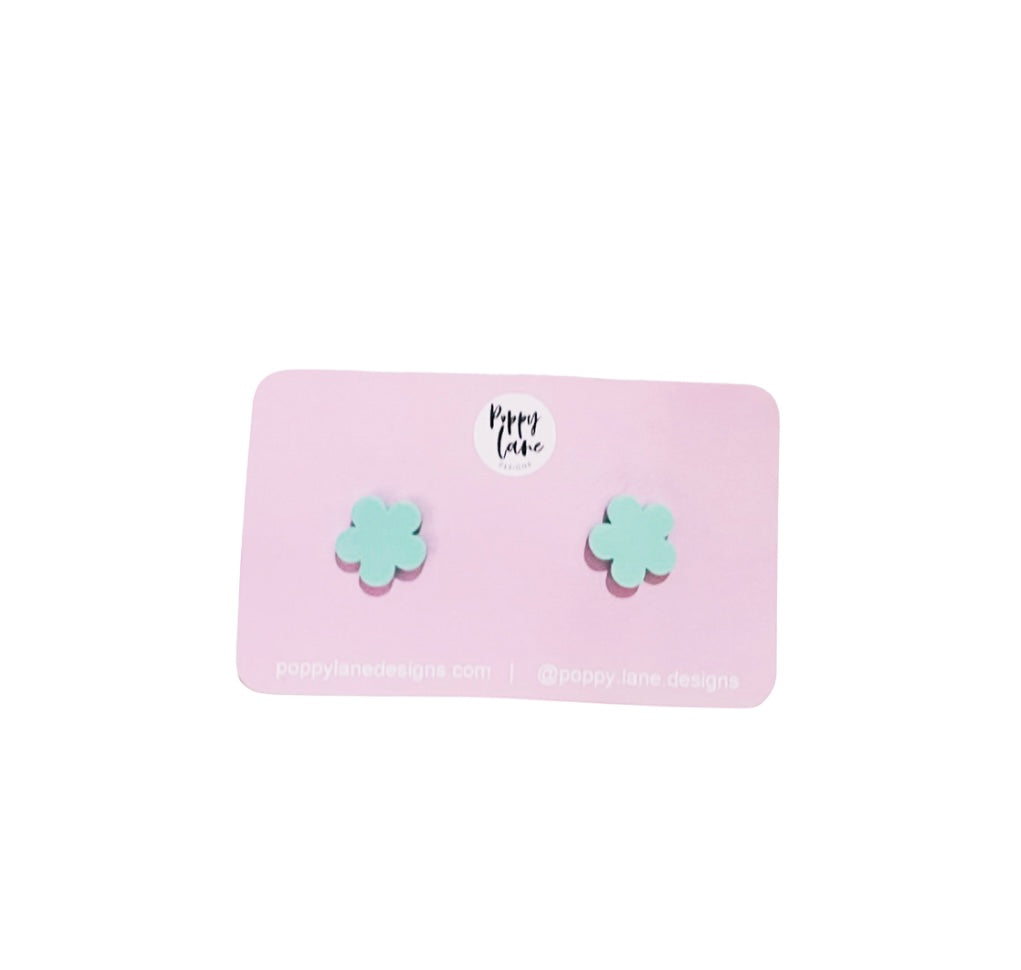 Peppermint flower studs - Mini Boss