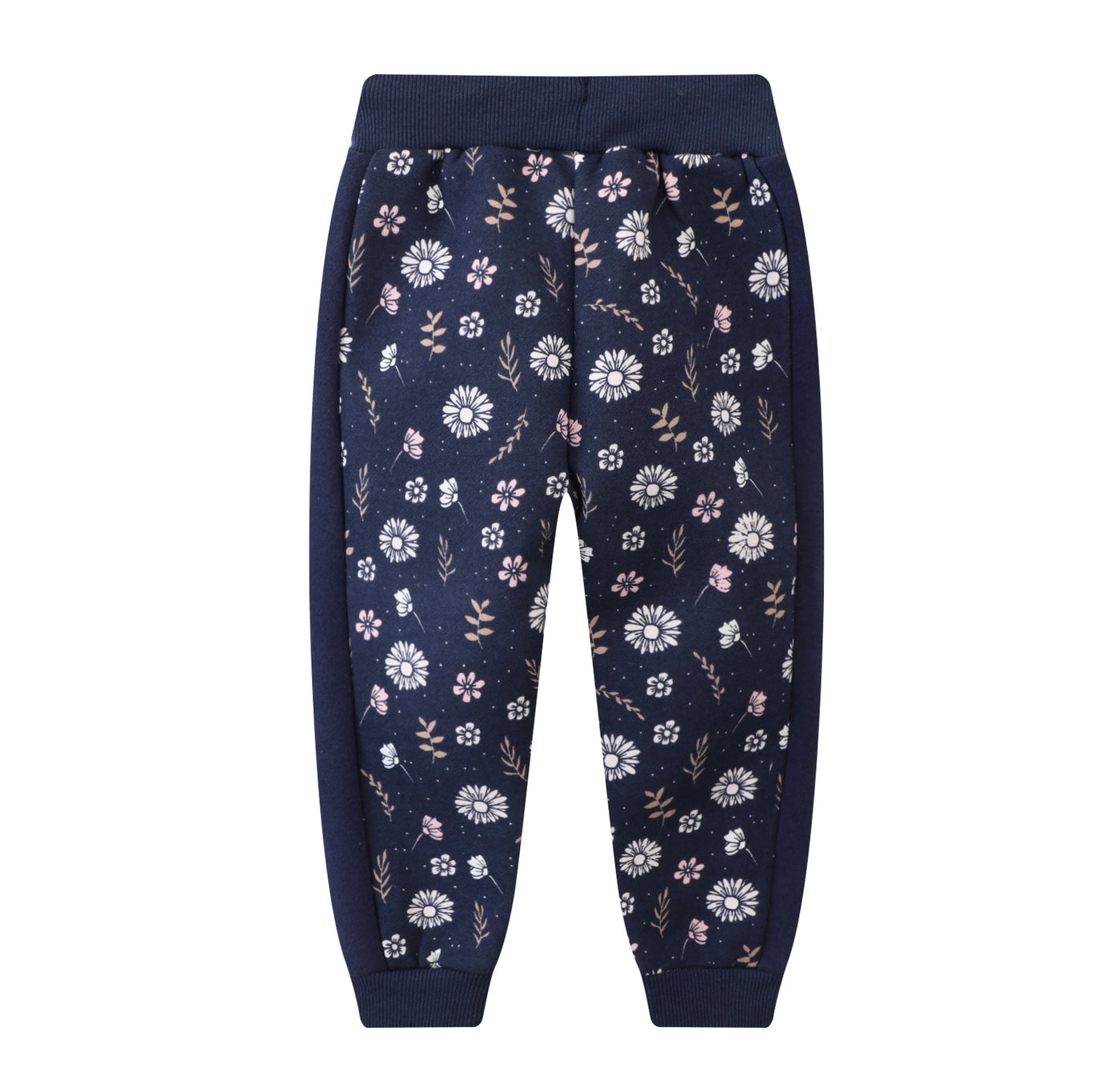 Indigo Floral Trackpants - Mini Boss