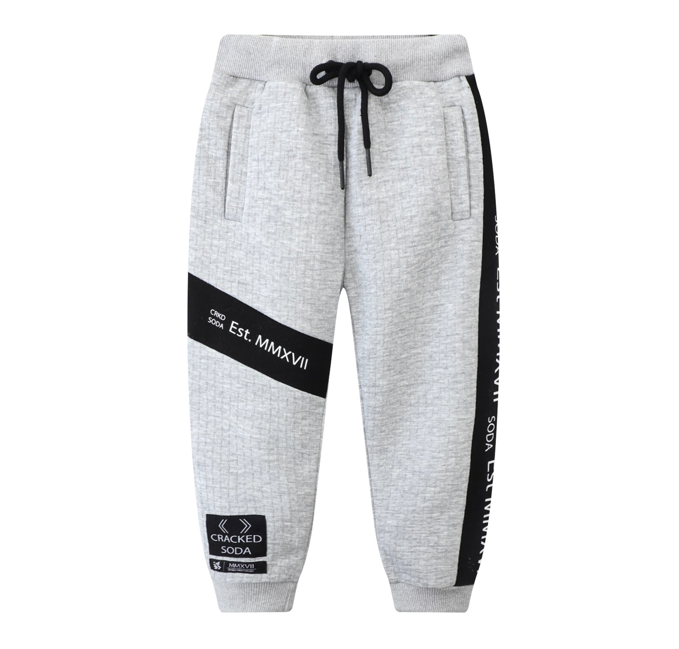 Jaxton detailed trackpants - grey - Mini Boss