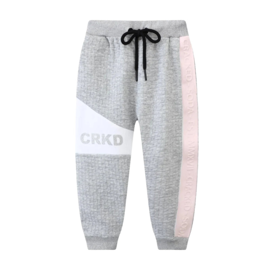 Lexi detailed trackpants - grey