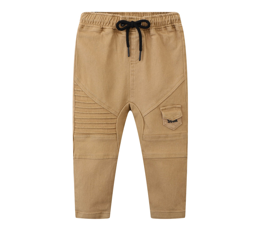 Jaxton detailed pocket jeans - TAN