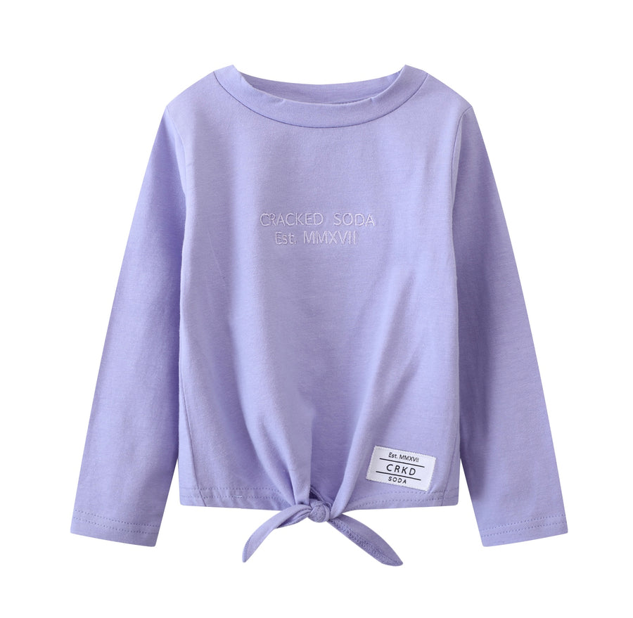 Talia Tie longsleeve (lilac)