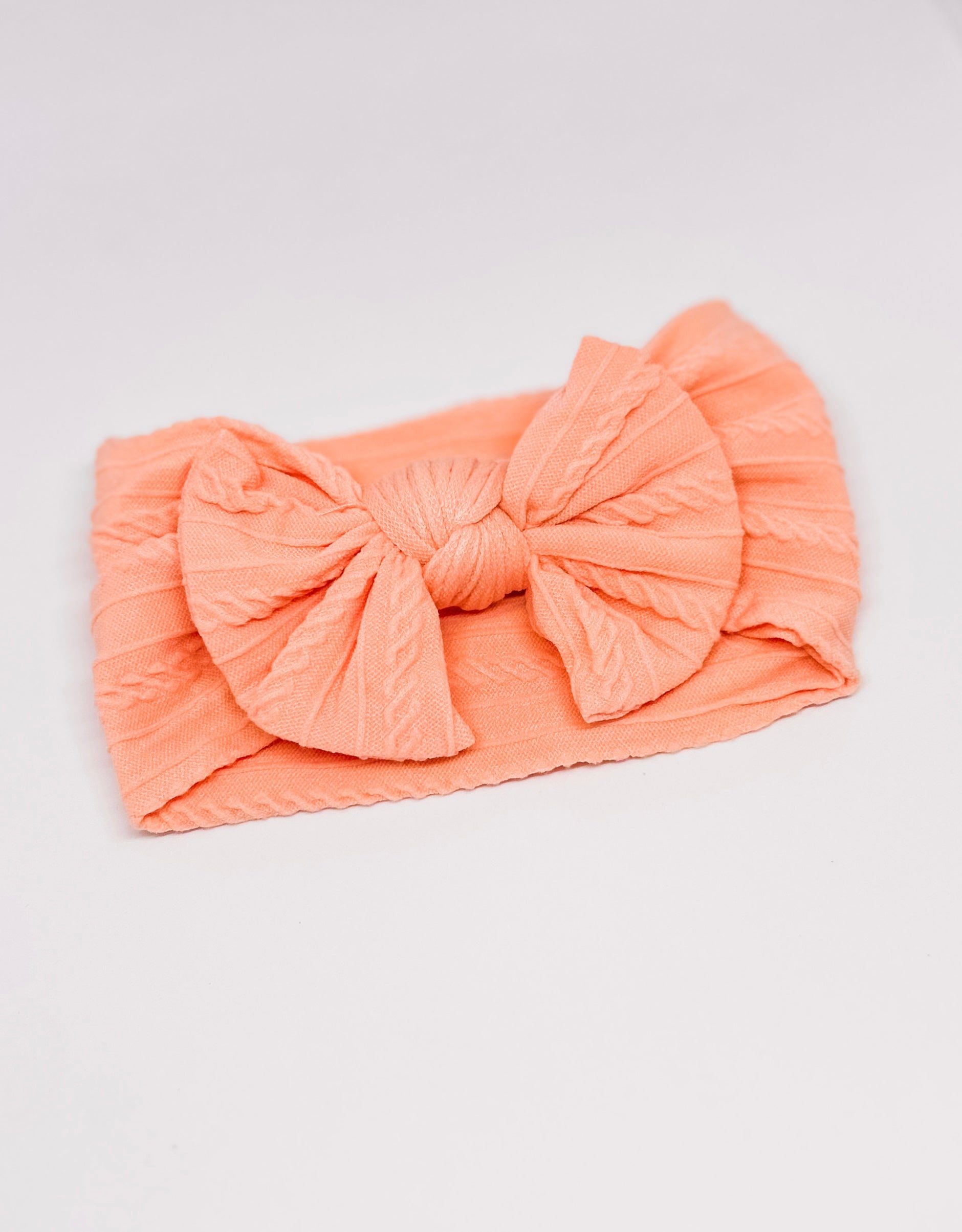 Peach cable headband - Mini Boss