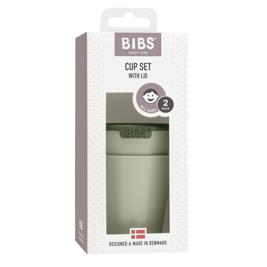 Bibs Cup set SAGE - Mini Boss